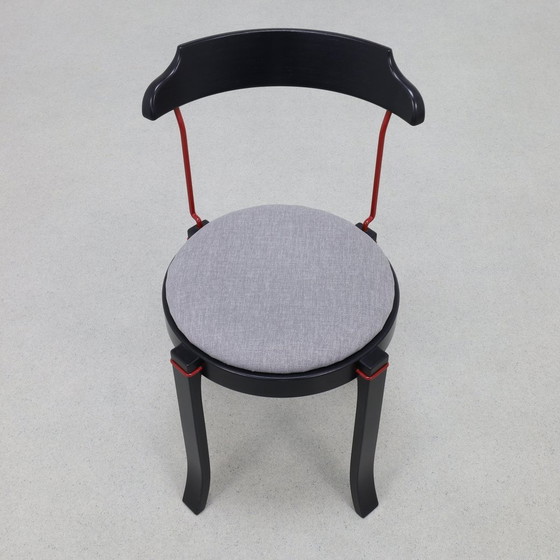 Image 1 of 5X Postmodern Dining Chair In Memphis Style, 1980S