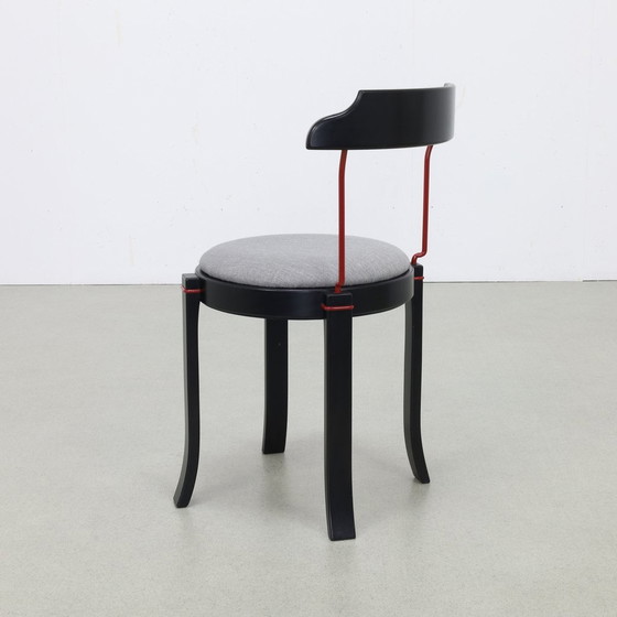 Image 1 of 5X Postmodern Dining Chair In Memphis Style, 1980S