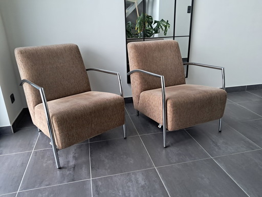 2x Montel Design armchairs