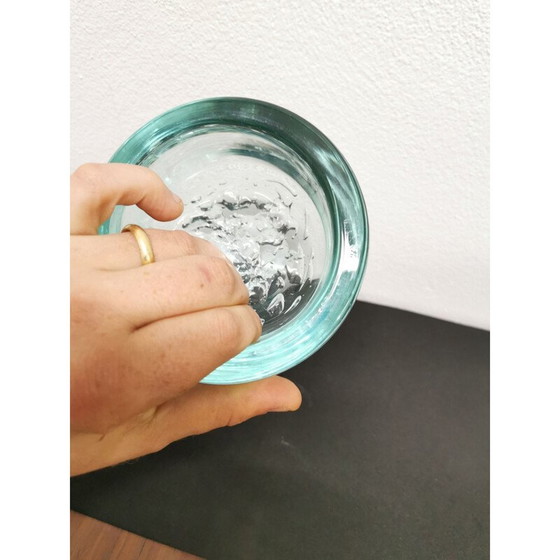 Image 1 of Vintage Murano glass ashtray Barovier and Toso Italy 1960