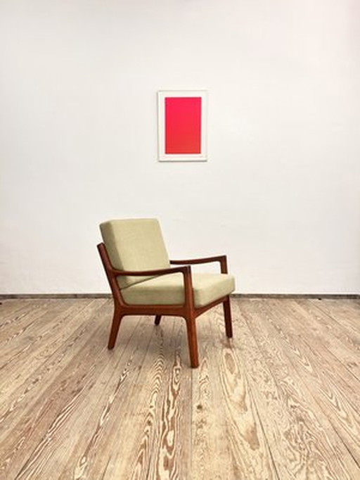 Armchair // Teak Easy Chair by Ole Wanscher for France and Son, Denmark, 1950s