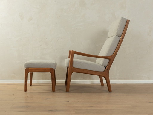 Senator Armchair With Stool By Ole Wanscher