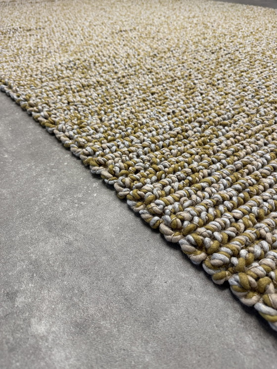 Image 1 of Rug Brink En Campman Nest 170X240 Cm Ochre/Grey Wool