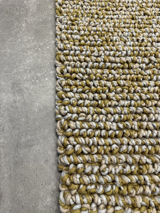 Image 1 of Rug Brink En Campman Nest 170X240 Cm Ochre/Grey Wool