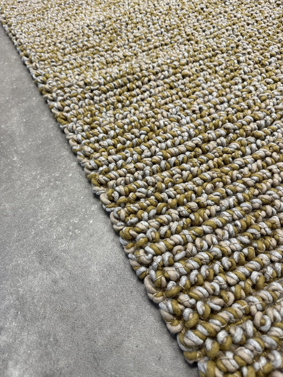 Image 1 of Rug Brink En Campman Nest 170X240 Cm Ochre/Grey Wool