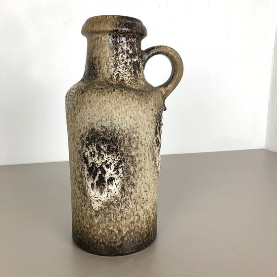 Image 1 of Vaso vintage grande multicolore Fat Lava, Scheurich anni '70