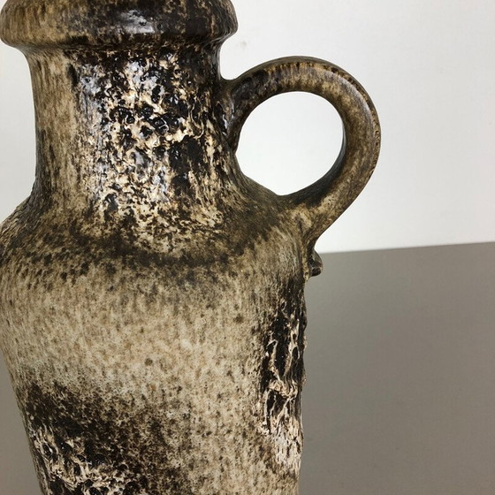 Image 1 of Vaso vintage grande multicolore Fat Lava, Scheurich anni '70