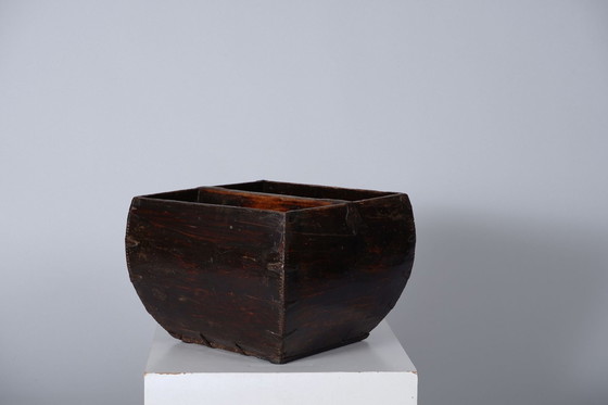 Image 1 of Wabi Sabi Wooden Rice Bowl