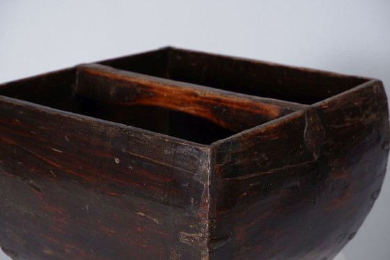 Image 1 of Wabi Sabi Wooden Rice Bowl