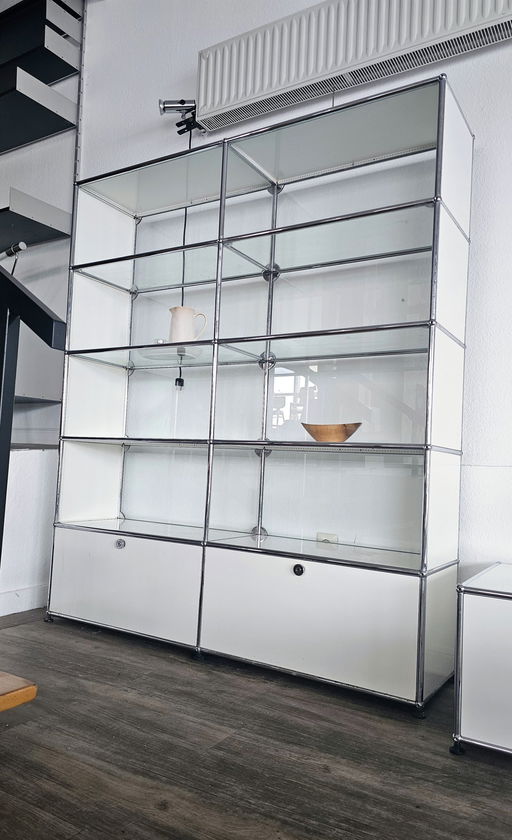 USM HALLER SHELF WALL GLASS CABINET OFFICE OFFICE STUDIO SHELF