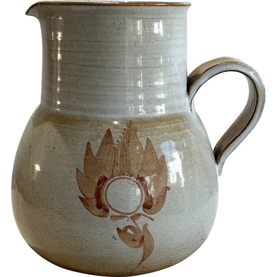 Image 1 of Vintage stoneware pitcher, France