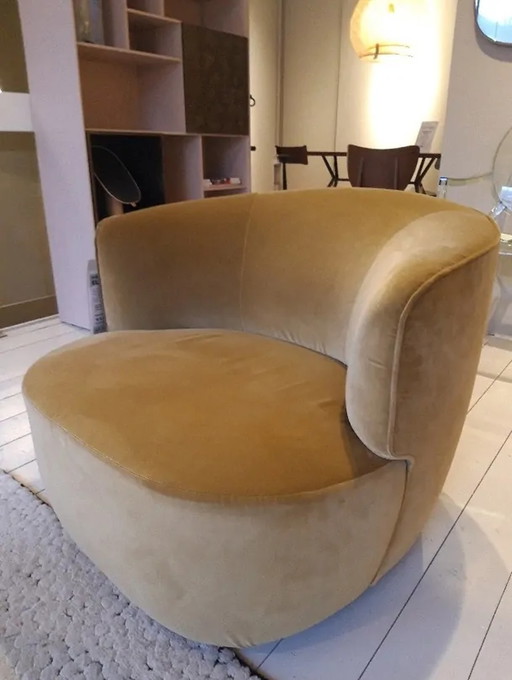 Molteni Swivel armchair Elain