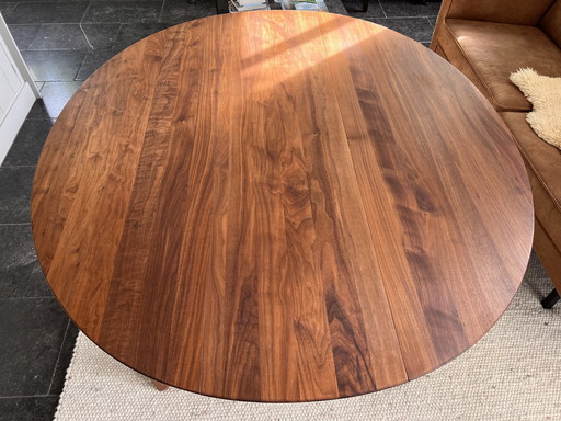 Dropleaf 142 Hm6 Table From &Tradition, Walnut