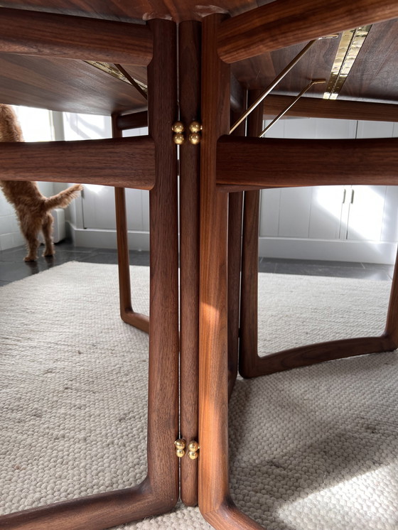 Image 1 of Dropleaf 142 Hm6 Table From &Tradition, Walnut