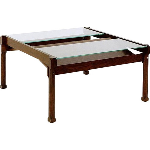 1221 Dione" vintage coffee table with magazine rack by Ico Parisi