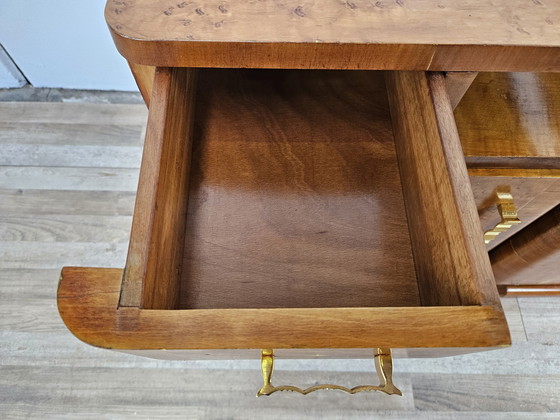Image 1 of Art Decò Bedside Tables In Thuja Wood 1940