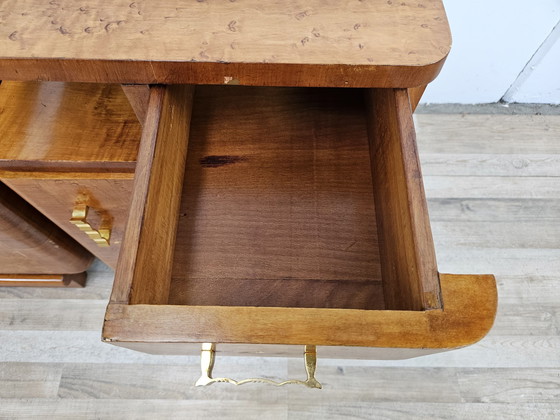 Image 1 of Art Decò Bedside Tables In Thuja Wood 1940