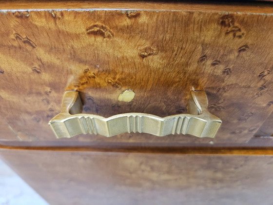 Image 1 of Art Decò Bedside Tables In Thuja Wood 1940