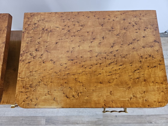 Image 1 of Art Decò Bedside Tables In Thuja Wood 1940