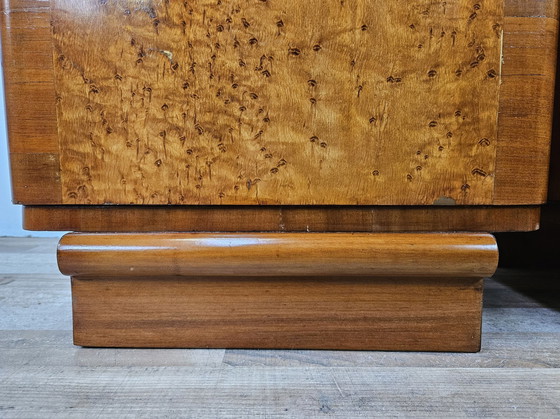 Image 1 of Art Decò Bedside Tables In Thuja Wood 1940