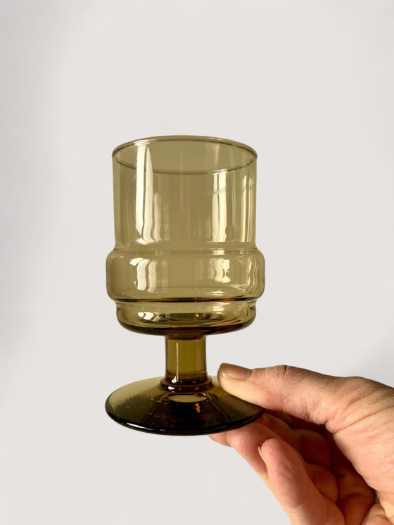 Image 1 of 12 X Vintage Wine Glasses: Willem Heessen For Royal Leerdam