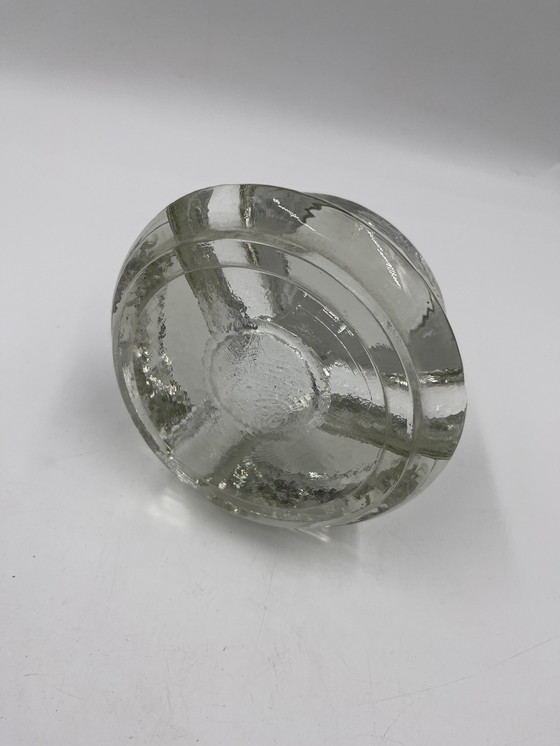 Image 1 of Solid Glass Candlestick