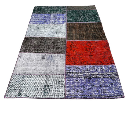 Image 1 of Tapis turc vintage en patchwork