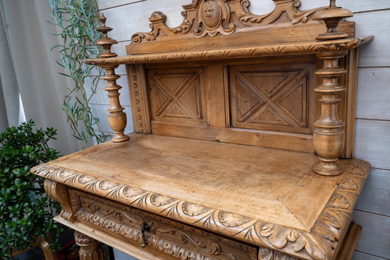 Image 1 of Neo-Renaissance (Henry Ii-Early Xix) Walnut Open Sideboard