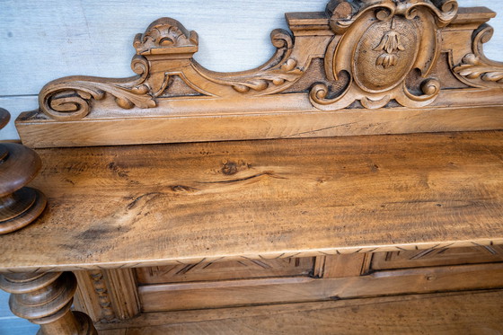 Image 1 of Neo-Renaissance (Henry Ii-Early Xix) Walnut Open Sideboard