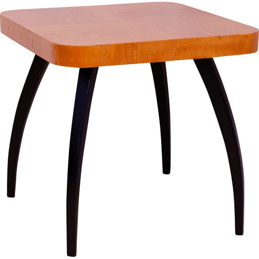 Vintage Spider H 259 coffee table in beech wood by Jindřich Halabala, 1930