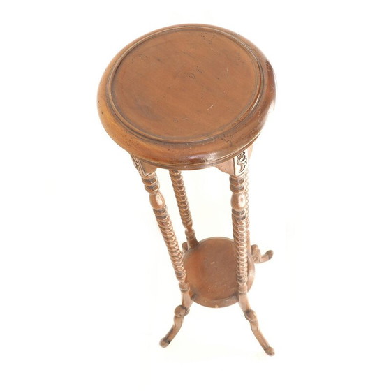 Image 1 of Vintage cherrywood pedestal table