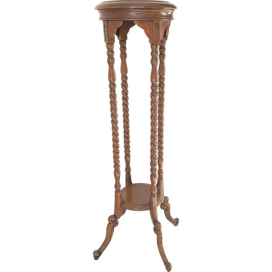 Image 1 of Vintage cherrywood pedestal table