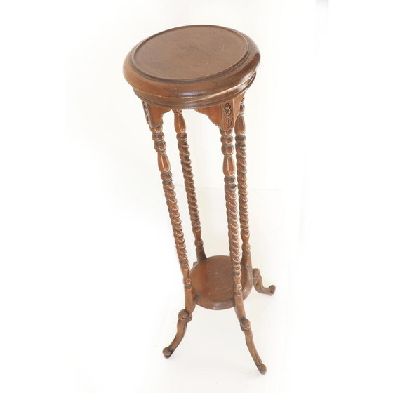 Image 1 of Vintage cherrywood pedestal table