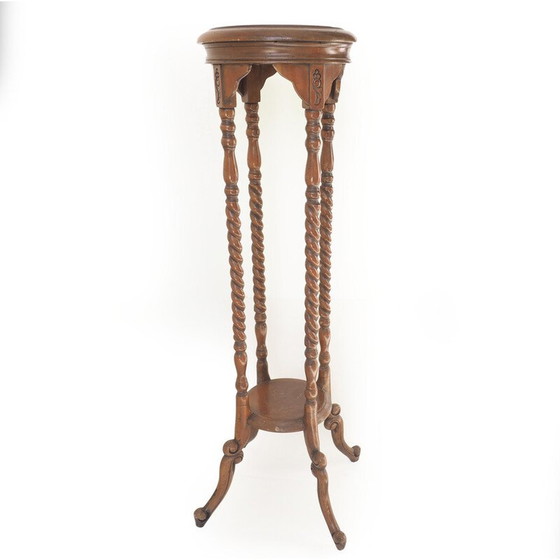 Image 1 of Vintage cherrywood pedestal table