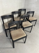 6X Vintage 1970'S Brutalist Dining Chairs
