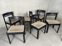 6X Vintage 1970'S Brutalist Dining Chairs