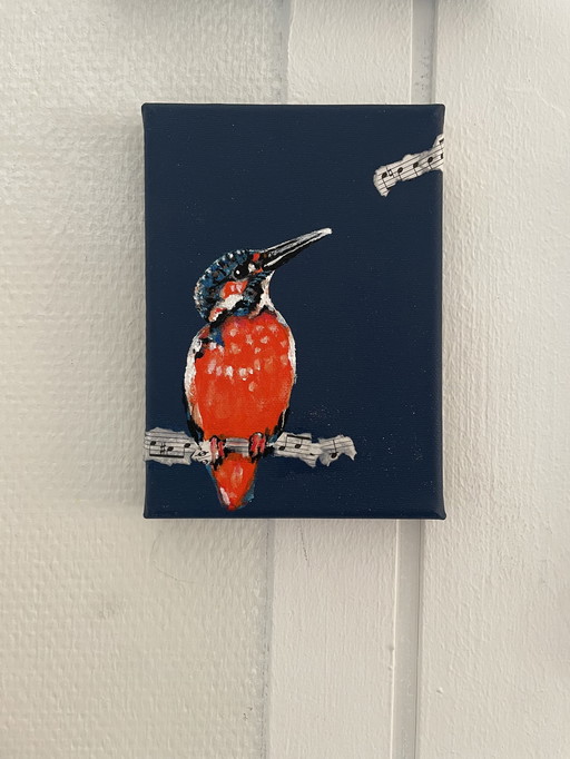 Painting Of A Kingfisher