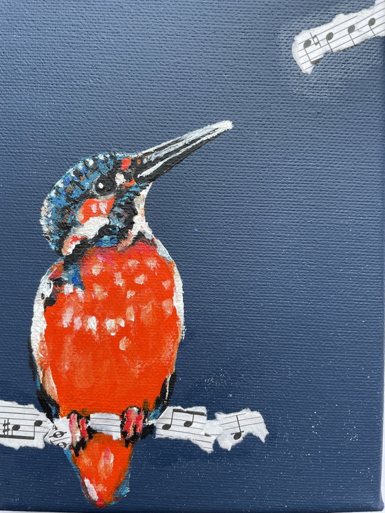 Image 1 of Painting Of A Kingfisher