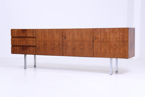 Image 1 of Rosewood sideboard 60s | Mid - Century vintage drawer cabinet retro wood storage