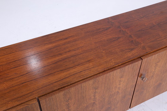 Image 1 of Rosewood sideboard 60s | Mid - Century vintage drawer cabinet retro wood storage