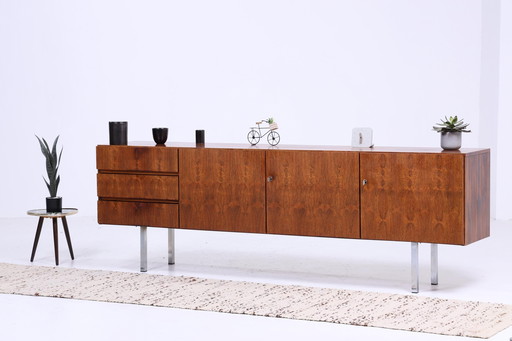 Rosewood sideboard 60s | Mid - Century vintage drawer cabinet retro wood storage