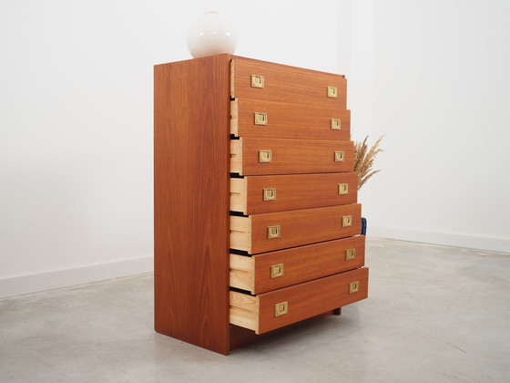 Image 1 of Teak Chest Of Drawers, Danish Design, 1970S, Production: Denmark