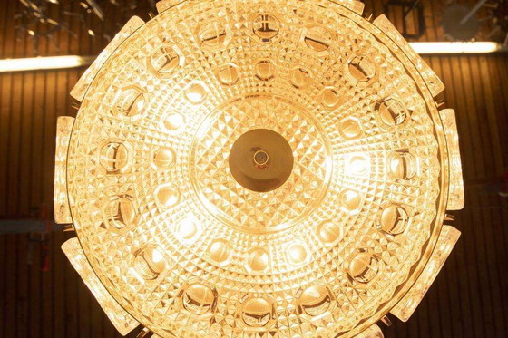 Image 1 of Vintage Design pendant lamp Orrefors Sweden, Carl Fagerlund