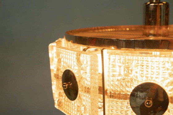 Image 1 of Vintage Design pendant lamp Orrefors Sweden, Carl Fagerlund