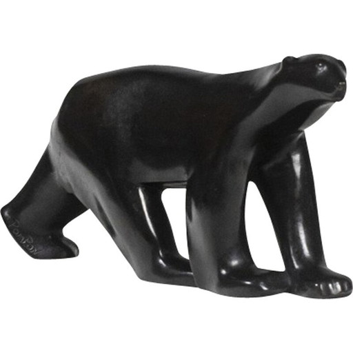 Vintage “White Bear” bronze sculpture by François Pompon for Atelier Valsuani, 2006