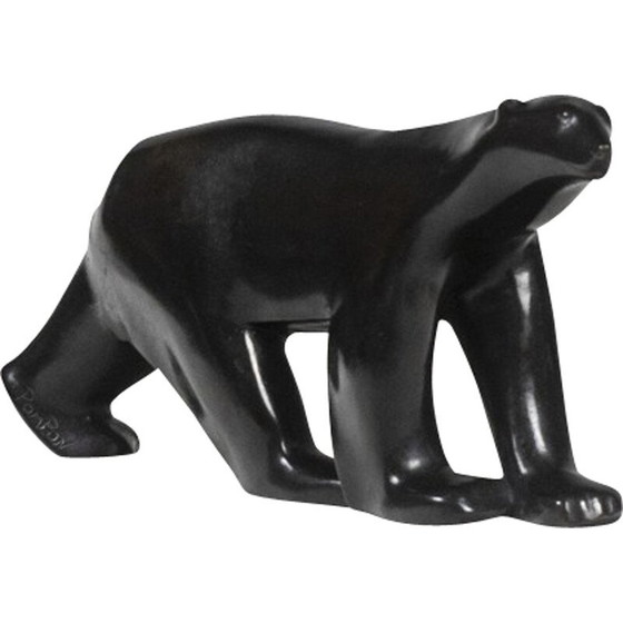Image 1 of Vintage “White Bear” bronze sculpture by François Pompon for Atelier Valsuani, 2006