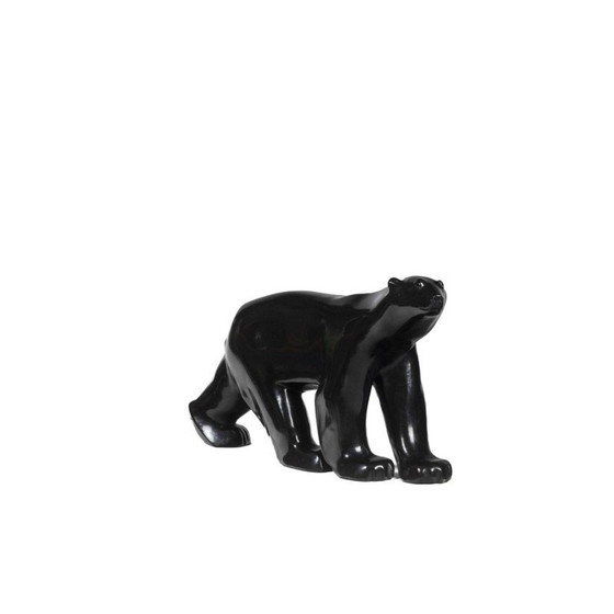 Image 1 of Vintage “White Bear” bronze sculpture by François Pompon for Atelier Valsuani, 2006