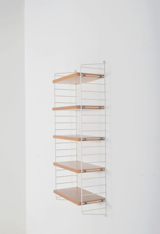 Swedish Wall Rack Designed By Kasja & Nils Nisse Strinning, 1950s