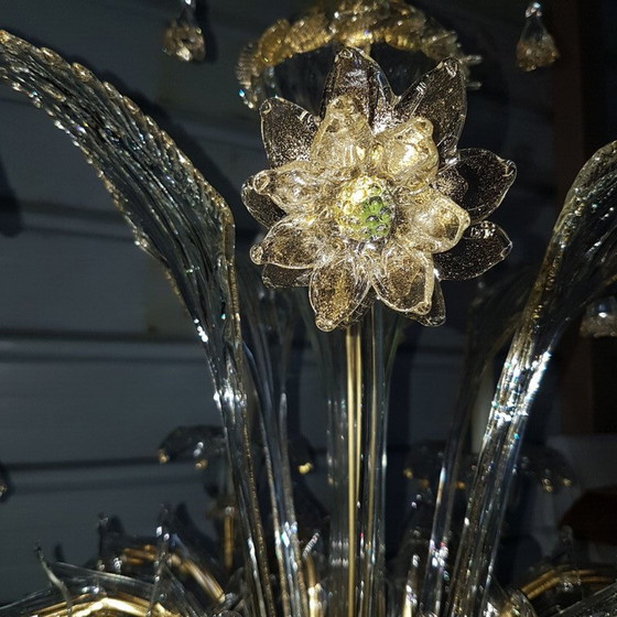 Image 1 of Lampadario vintage Rezzonico Murano, anni '70