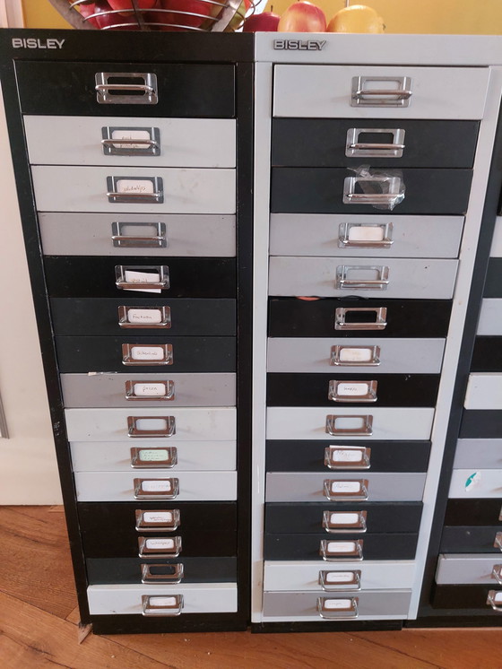 Image 1 of 4x Bisley Drawer Cabinets, Mixed As Set